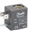 BOBINA SOLENOIDE 7W 220VCA AC230C TERMINAL FORQUILHA DIN DANFOSS (042N0821)